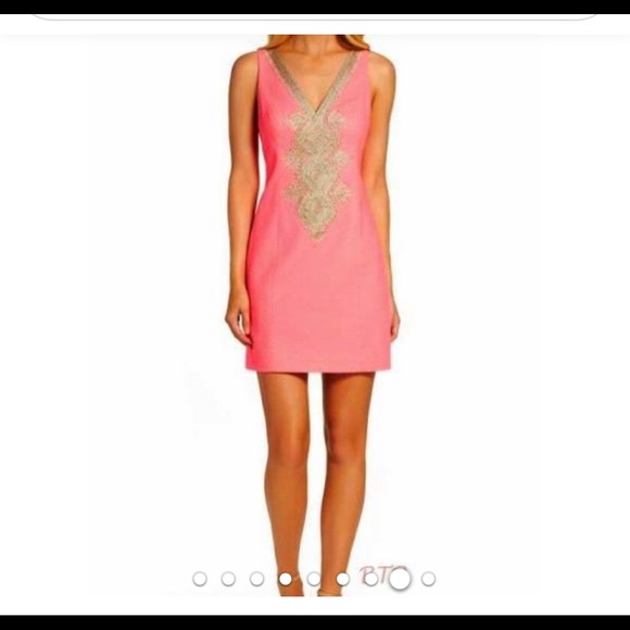 Lilly Pulitzer Junie Shift Dress 👗 In Coral Reef SZ 2 NWT - Picture 6 of 15